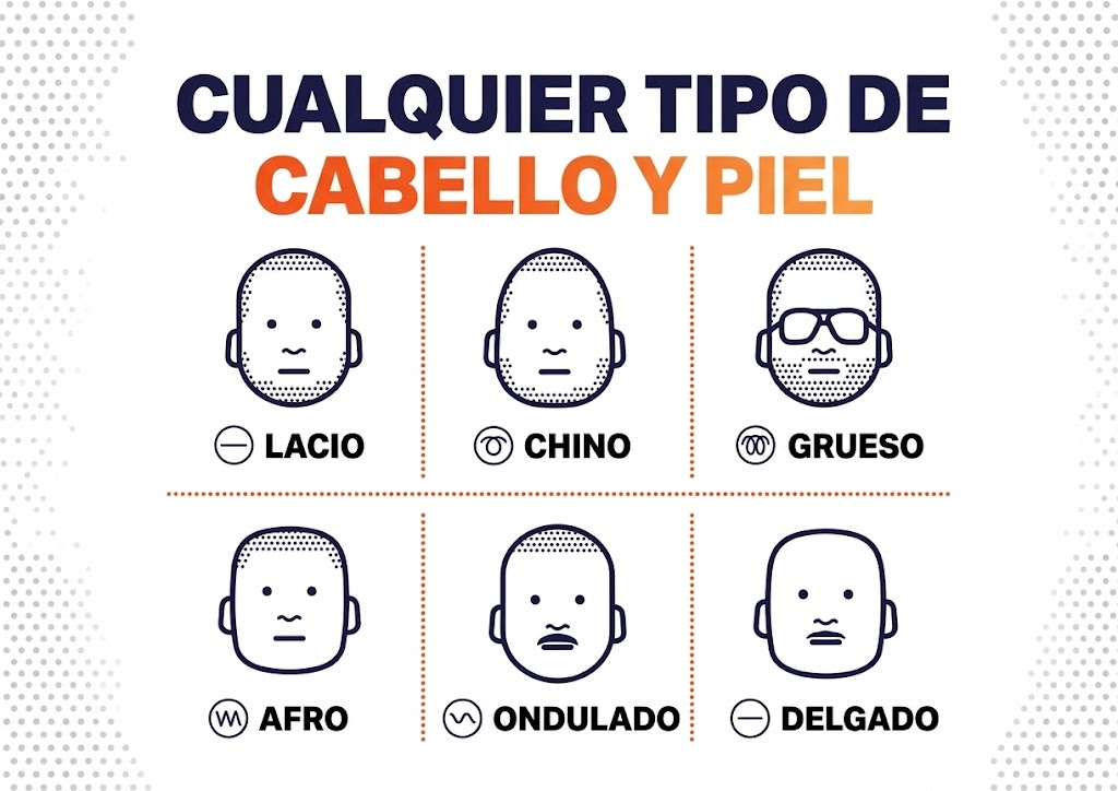 Kit de Rasurado FlexSeries Pro® 5 en 1 para Cabeza, Rostro y Cuerpo