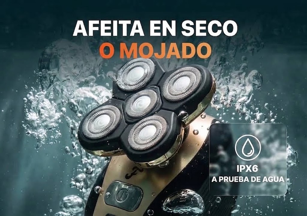 Kit de Rasurado FlexSeries Pro® 5 en 1 para Cabeza, Rostro y Cuerpo
